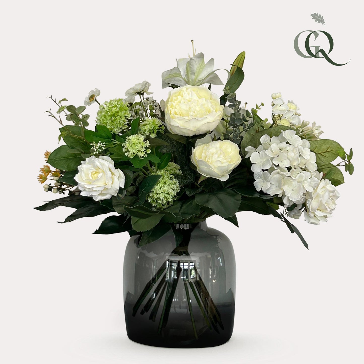 🤍 Kunstbloemen Boeket M – White Dream | Luxe Real Touch Boeket