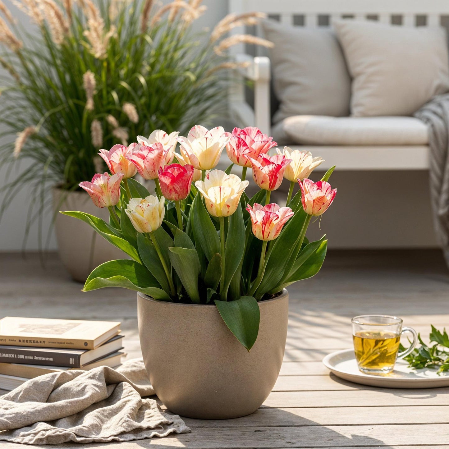 🌷 Tulp Hemisphere Mix – Unieke Kleurenexplosie (12 stuks)
