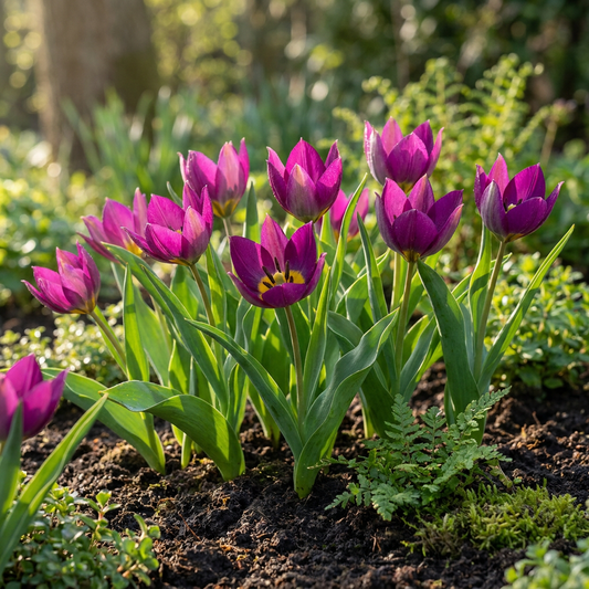 💜 Tulipa Persian Pearl – Paarse tulp (200 stuks)