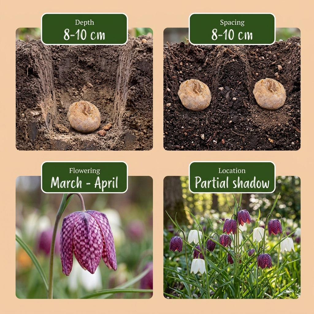 💜 Fritillaria meleagris Mix – Kievitsbloem mix (240 stuks)