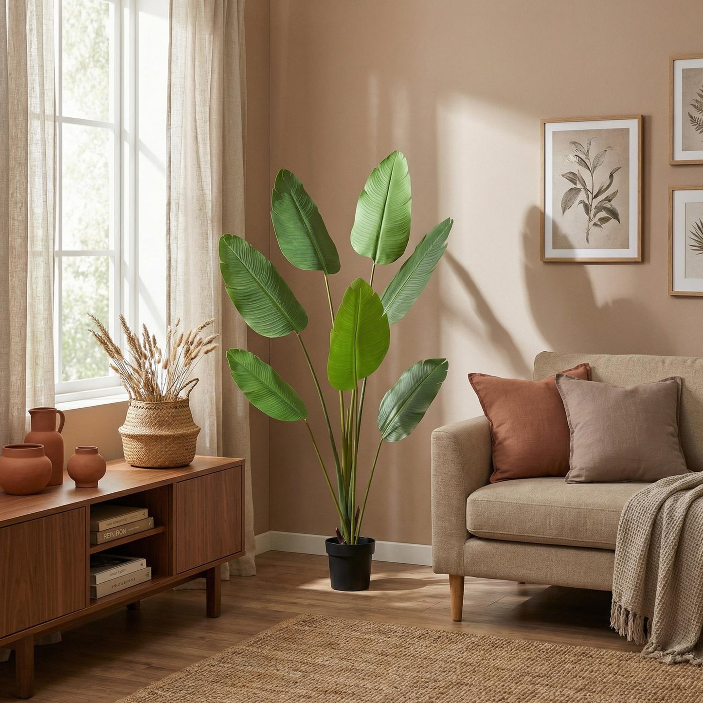 🌿 Kunst Strelitzia Nicolai