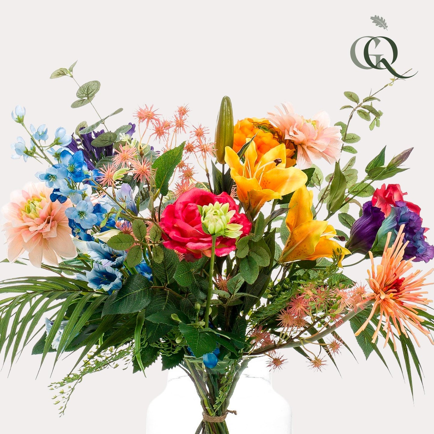 🌸 Kunstbloemen Boeket M – Pretty Powerful | Luxe Real Touch Boeket