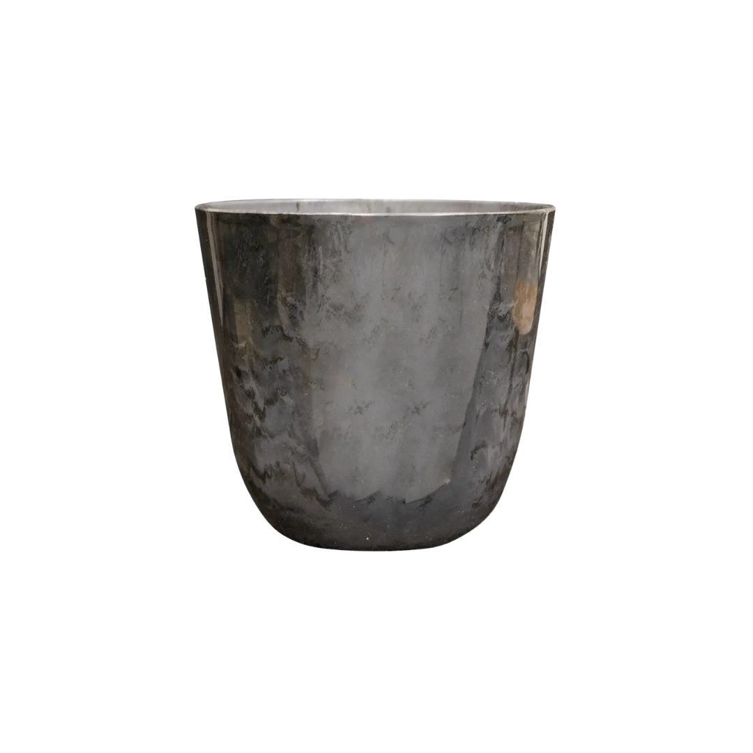 🪴 Pot Palermo Marble Grijs – D40 x H36 cm