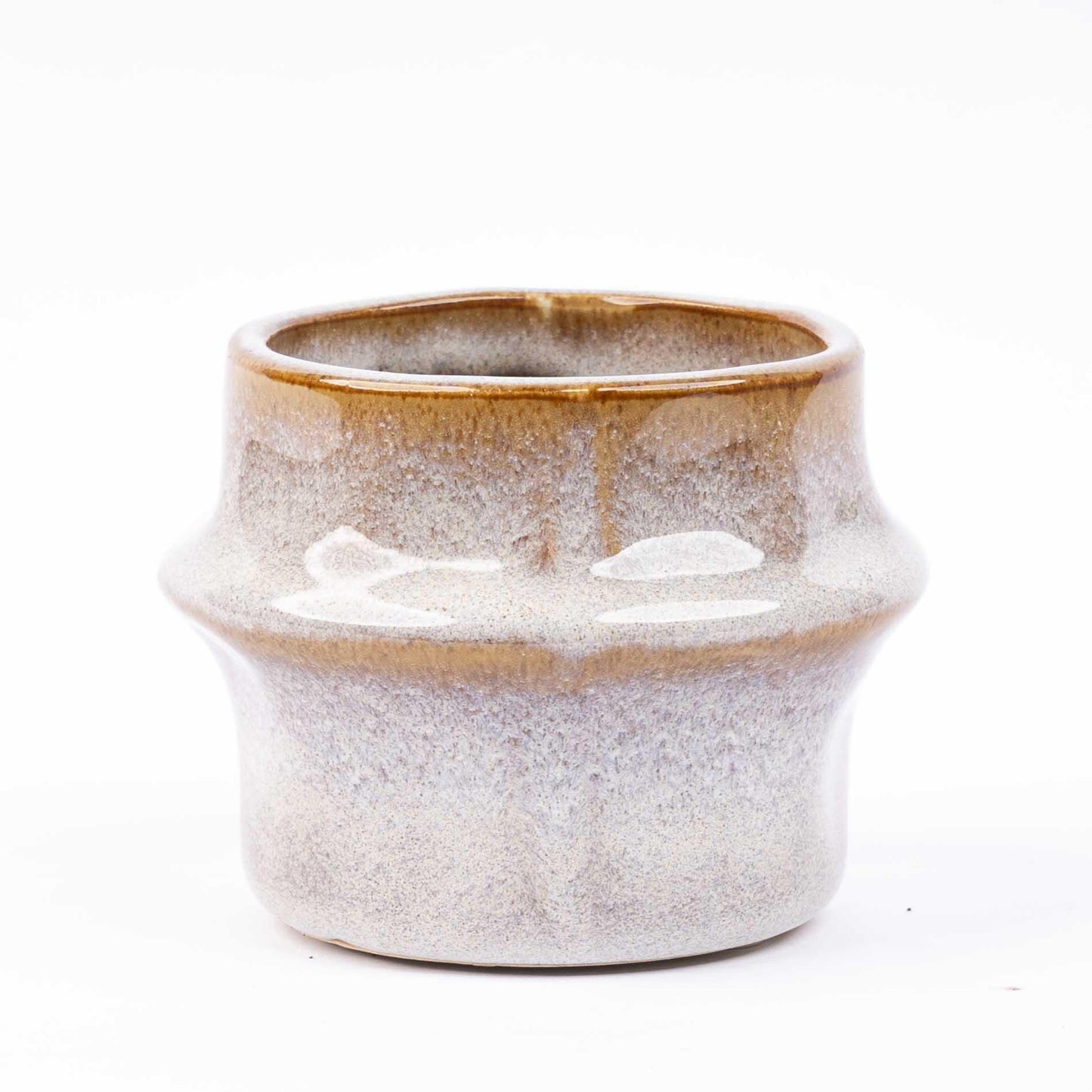 🌿 Pot Set Barcelona – Set van Keramische Bloempotten in Natuurlijke Aardetinten | (6 stuks)