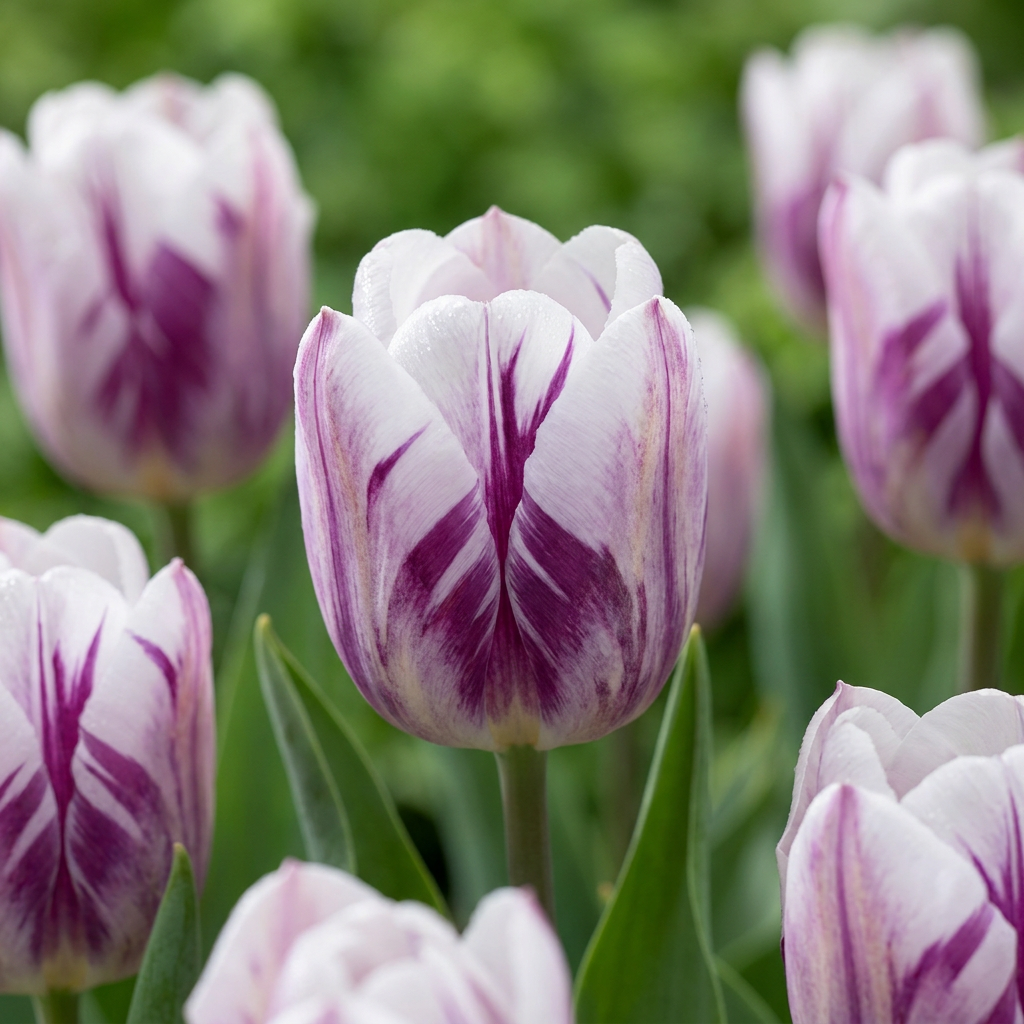 🌷 Tulipa Flaming Flag – Tulp Vlammende Vlag (120 stuks)