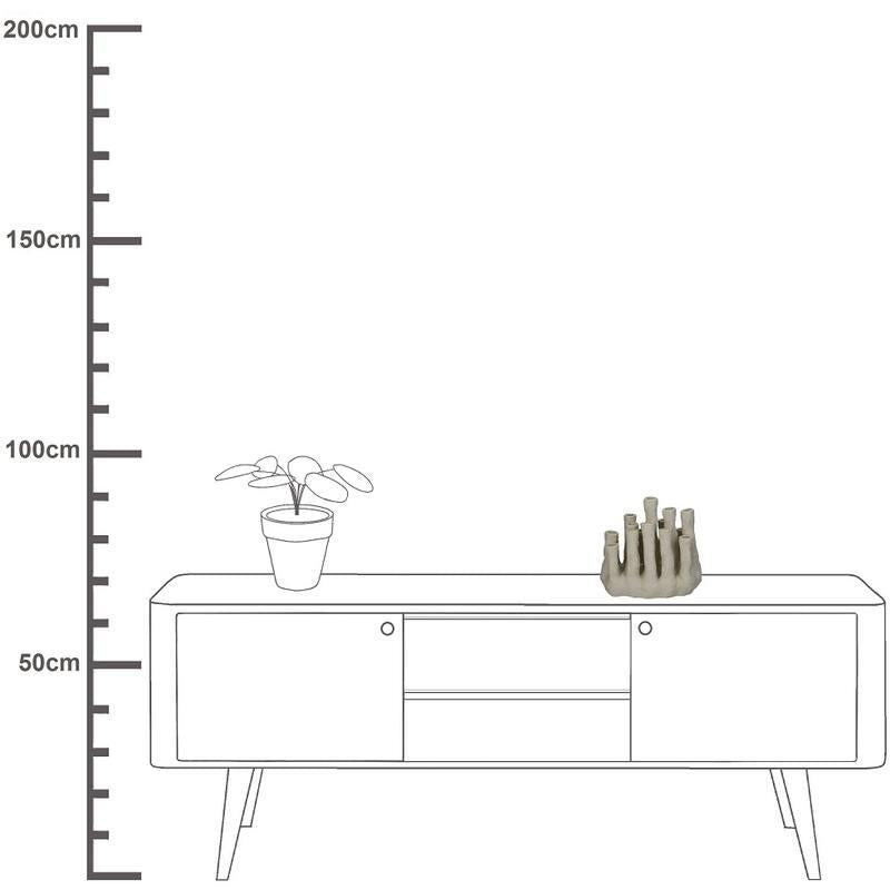Bloemenhouder XL – Koraal & Ecru – Meertuitenvaas