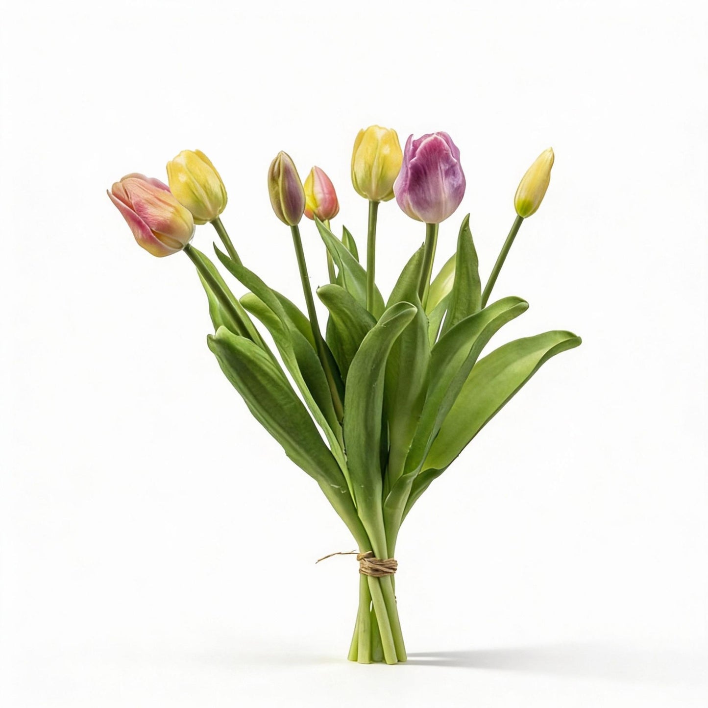 🌷 Zachte Lente – Real Touch Kunsttulpen (42 cm)