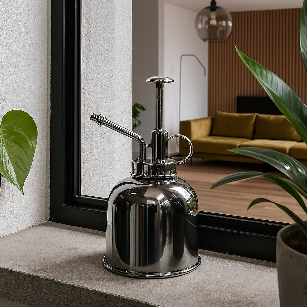 Plantenspuit 💧 | Zilver RVS – 300 ml