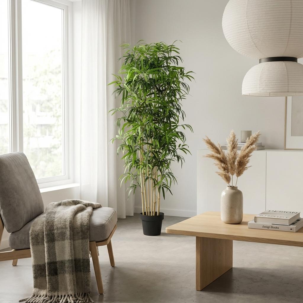 🎋 Kunst Bamboe – Tropische Kunstplant
