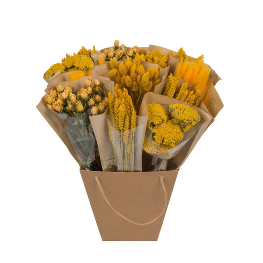 Droogbloemen – Dried Mono Mix Yellow