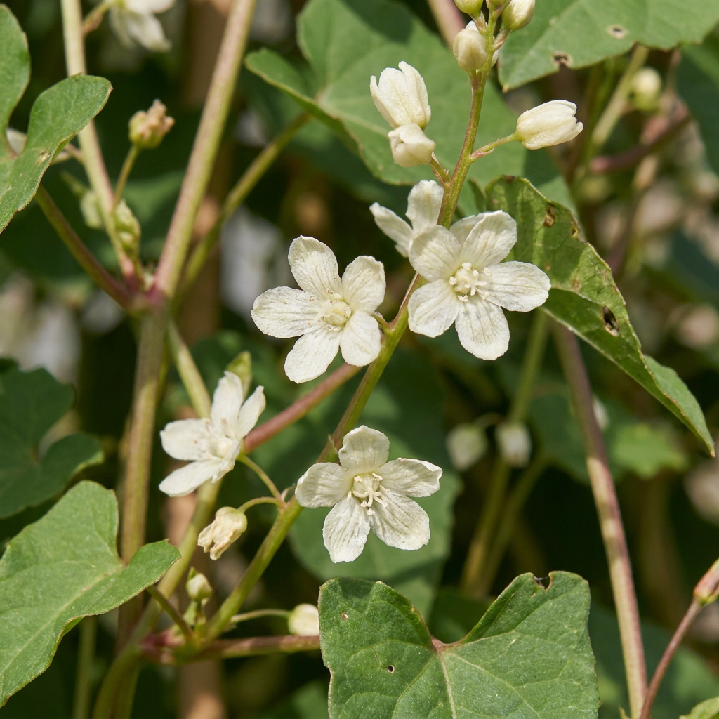 🤍 Fallopia aubertii – Bruidssluierplant – Witte klimplant