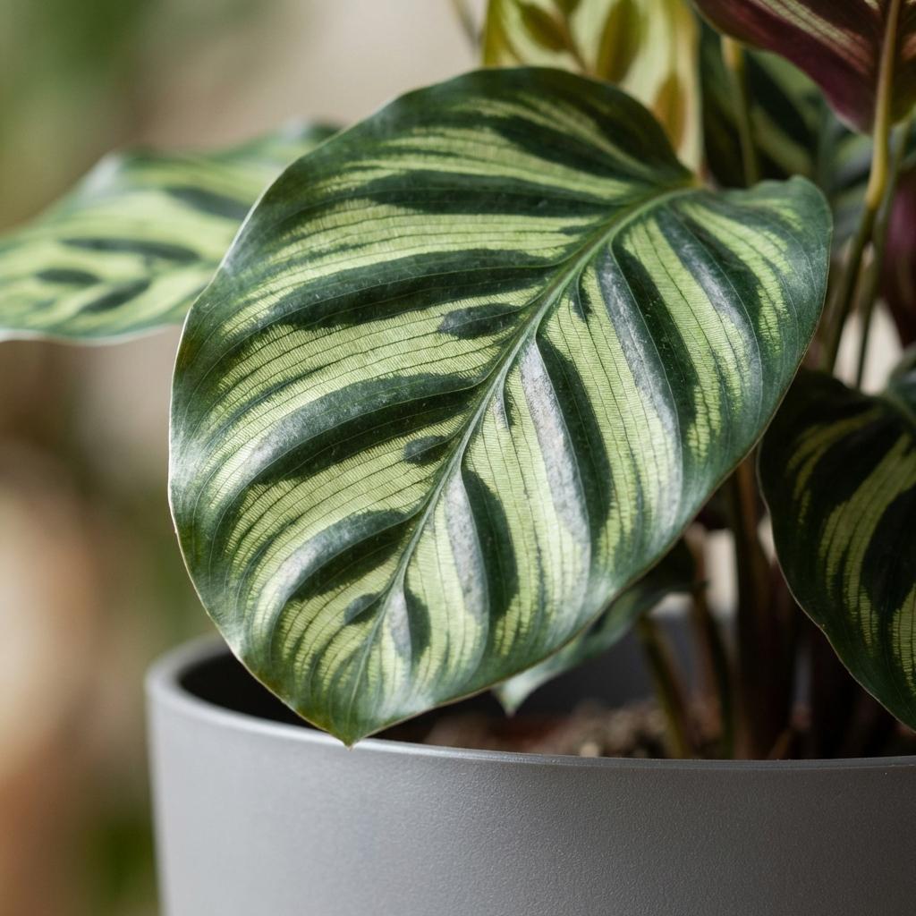 🌿 Calathea makoyana – Pauwenplant
