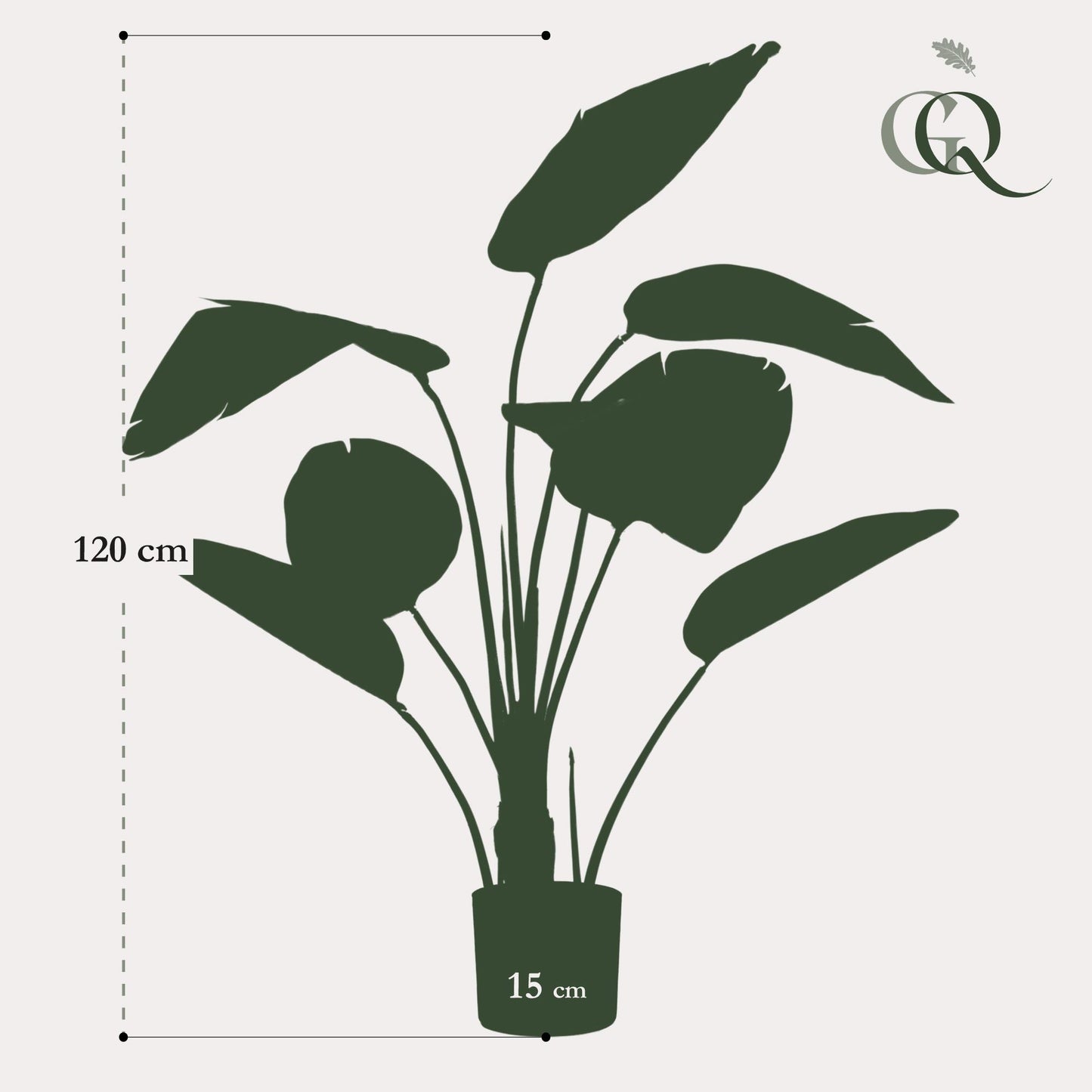 🌿 Kunst Strelitzia Nicolai – Paradijsvogelplant Kunstplant