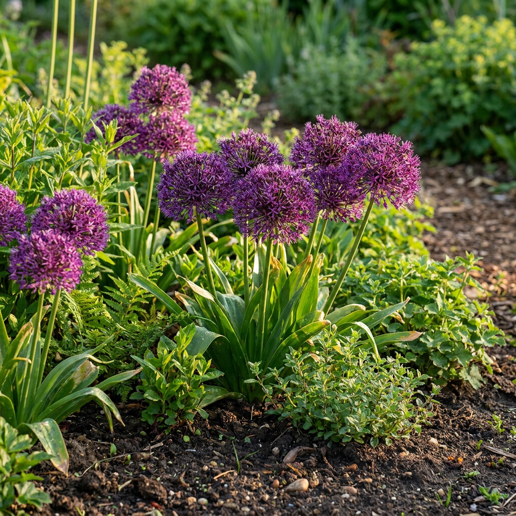 💜 Allium ‘Miami’ – Paarse sierui (120 stuks)