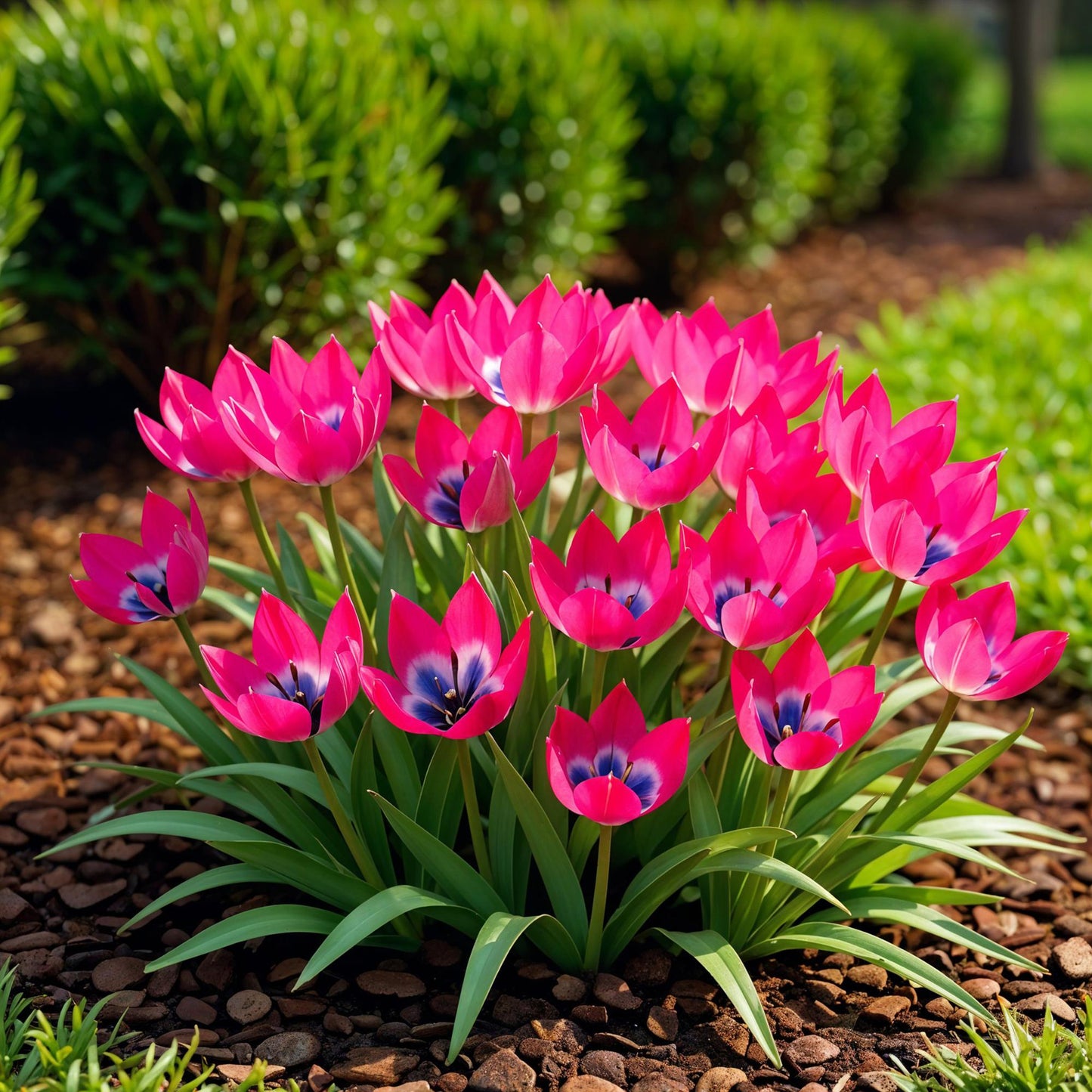 🌷✨ Tulp Little Beauty – Donkerroze Dwergtulp | (25 stuks)