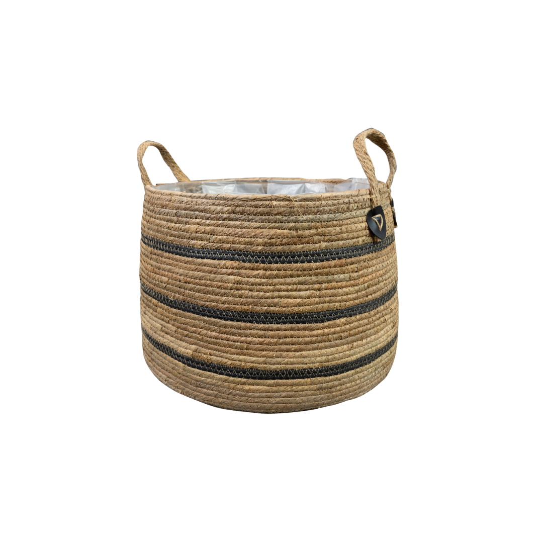 🧺 Mand Isla Black – D43 x H30 cm