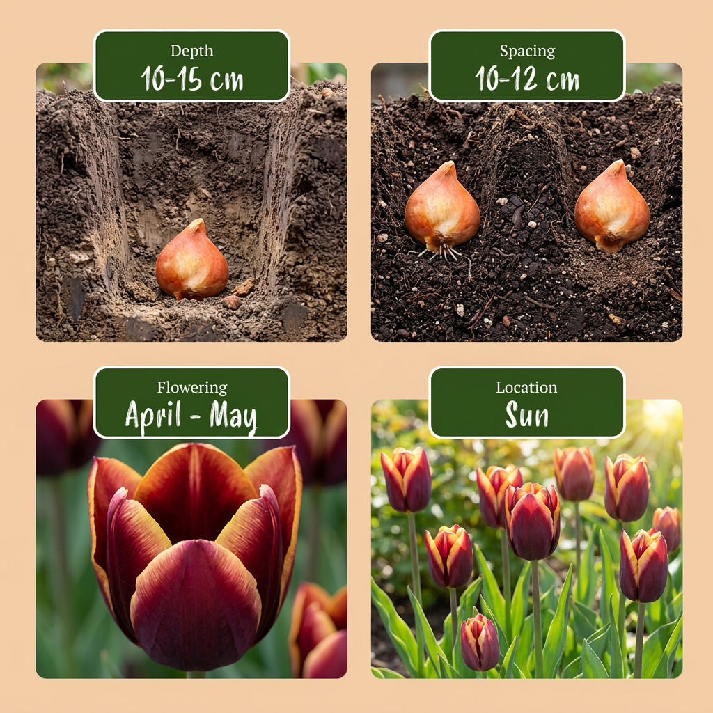 🌷 Tulipa My Favourite Topping – Tulp My Favourite Topping (120 stuks)