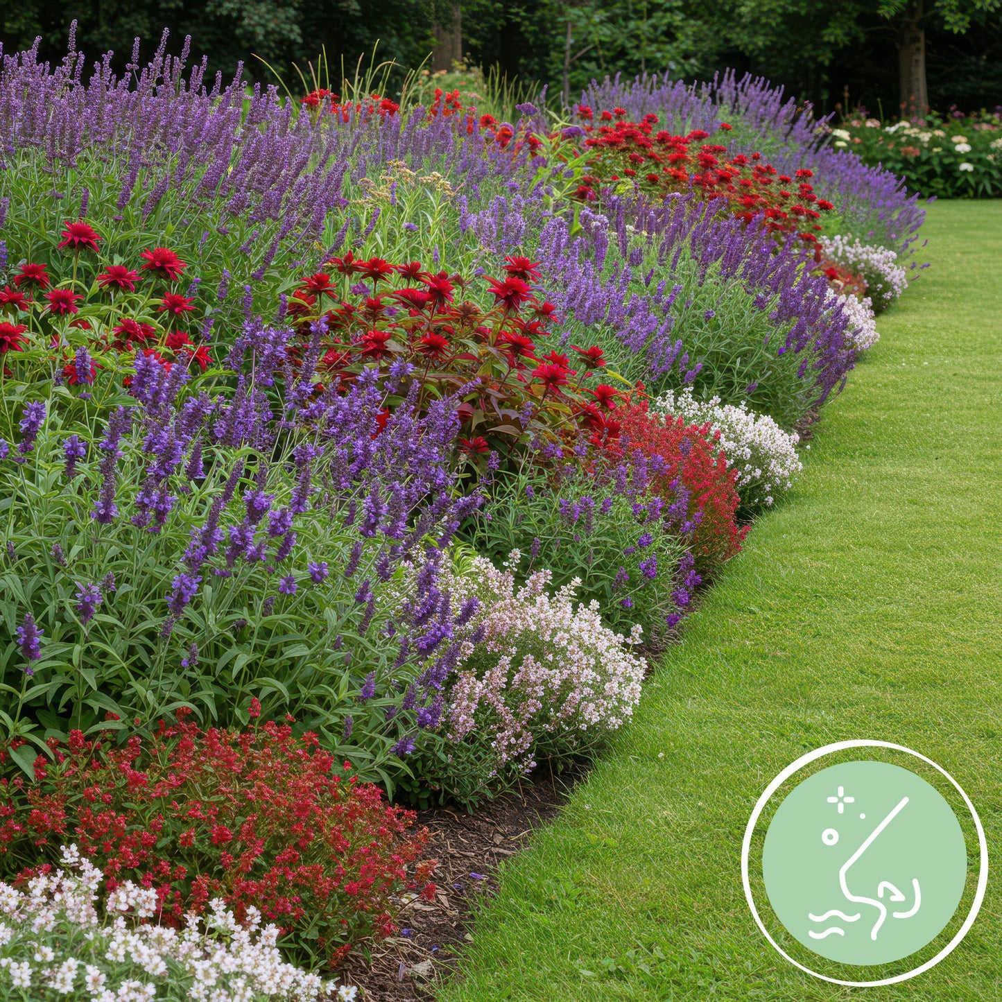 🌸 Borderpakket Geurende Vaste Planten (24 Stuks) – Geschikt voor 3 m²