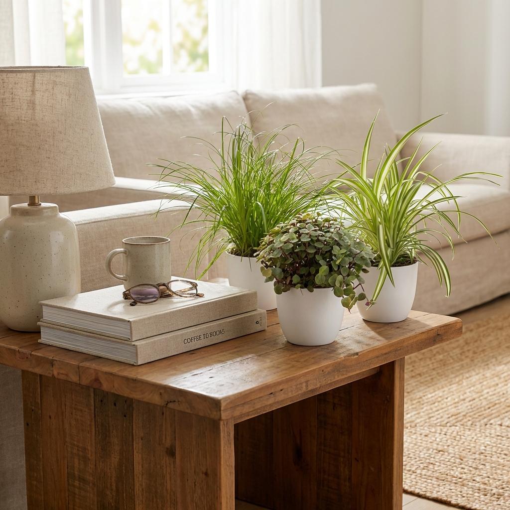 🌿 Diervriendelijke Planten Mix | 3 Kamerplanten met Witte Pot