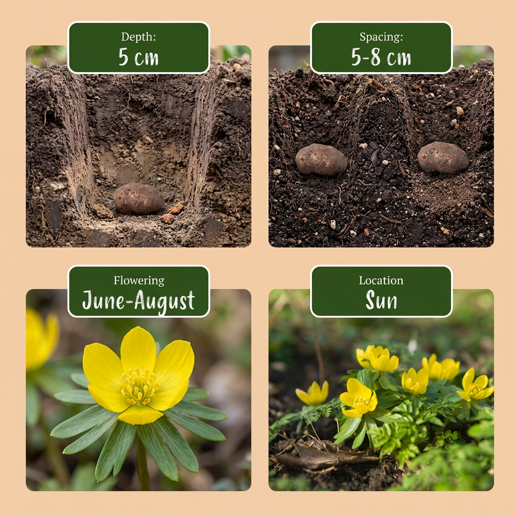💛 Eranthis cilicica – Cilicisch winterakoniet (200 stuks)