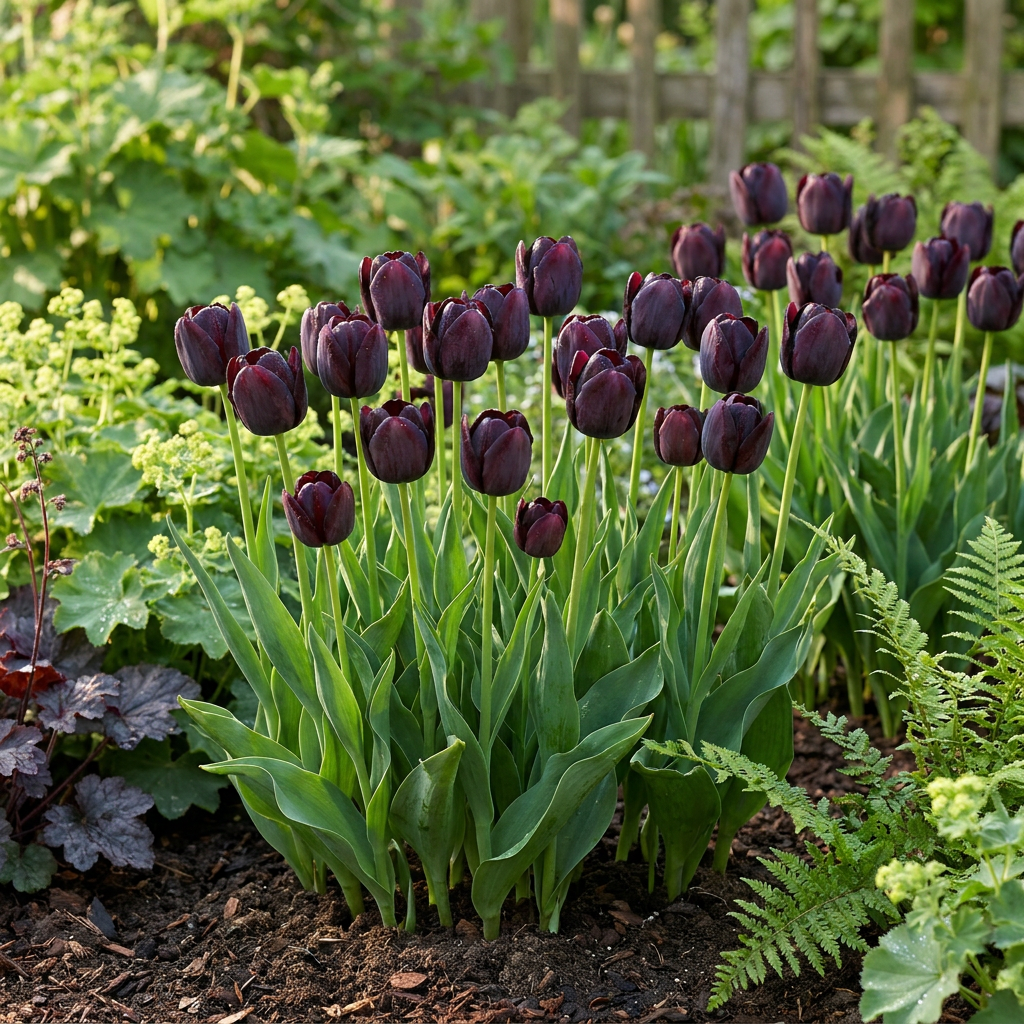 🌷 Tulipa Black – Zwarte tulp (280 stuks)
