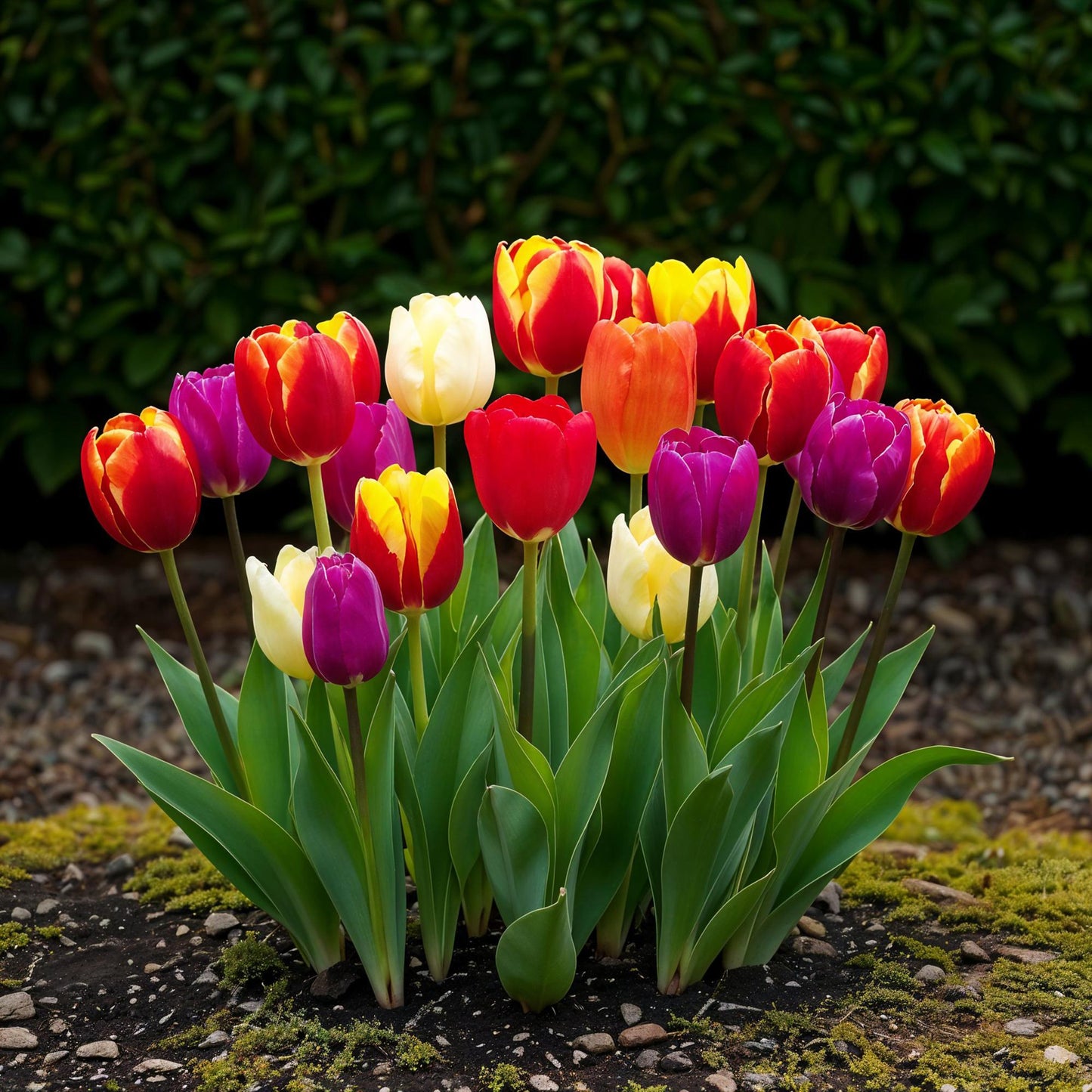 🌷 Tulp Triumph Mix – Kleurrijke Voorjaarsbloeiers (15 stuks)