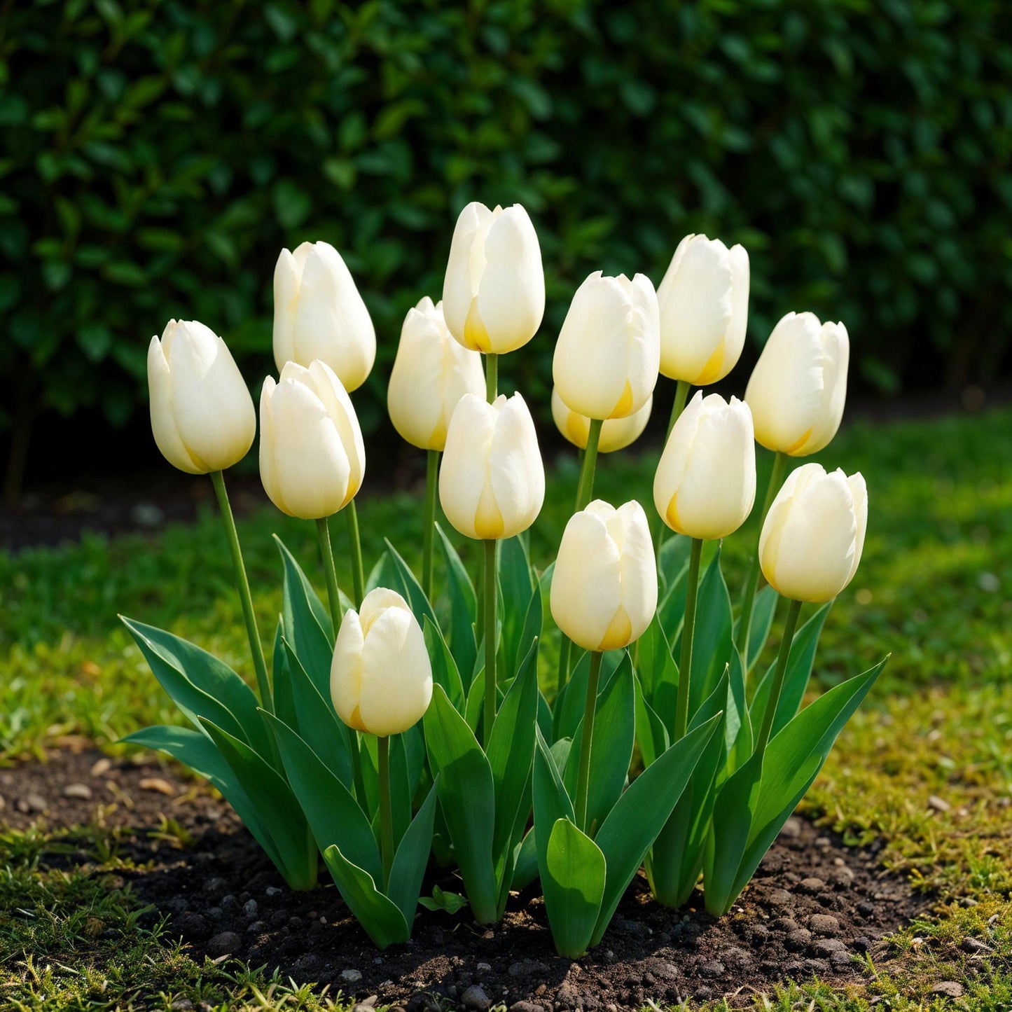 🌷 Tulp Triumph White – Puur Witte Voorjaarstulp (15 stuks)