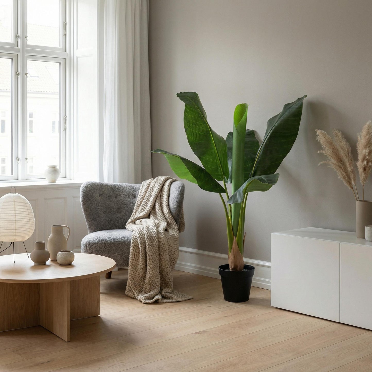 🌿 Kunst Bananenplant Musa – Tropische Kunstplant