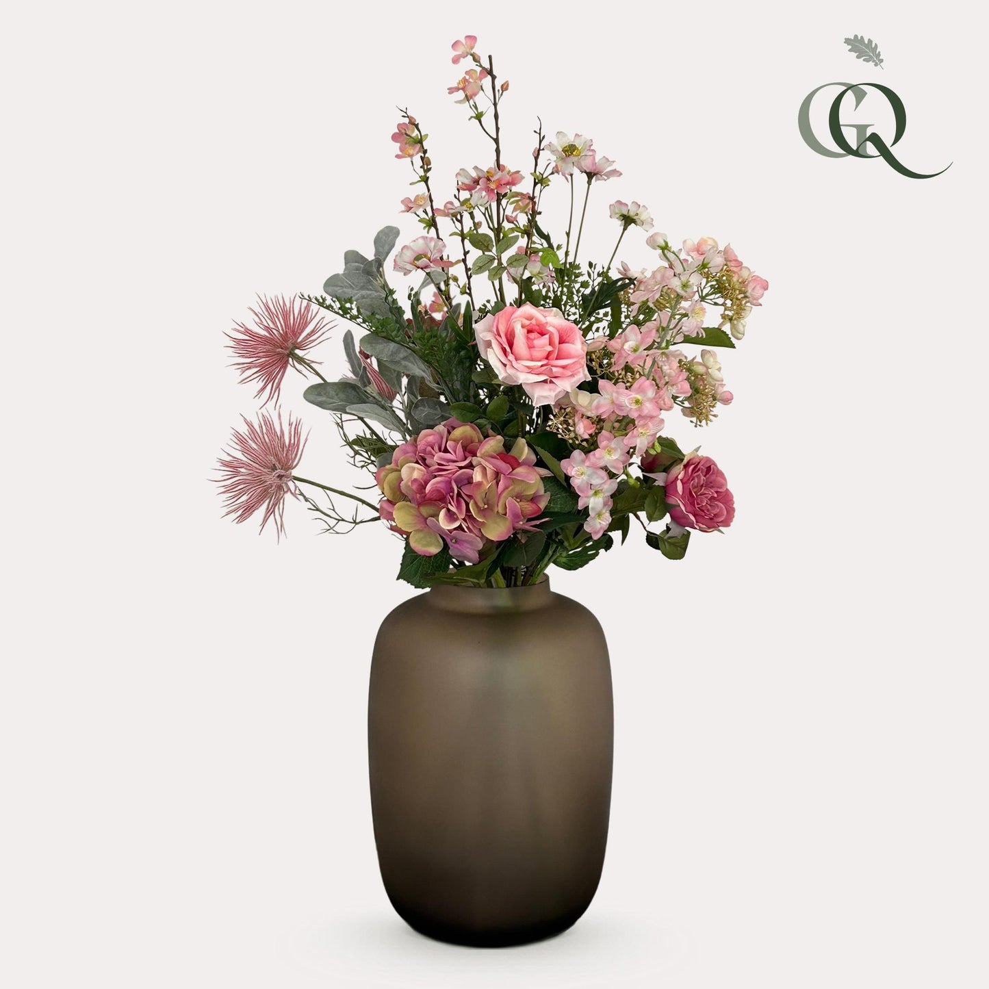 🌸 Kunstbloemen Boeket L – Pretty Pink | Luxe Real Touch Boeket