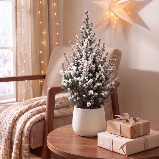 🎄 Picea glauca ‘Conica’ – Kegelspar met witte winteraccenten