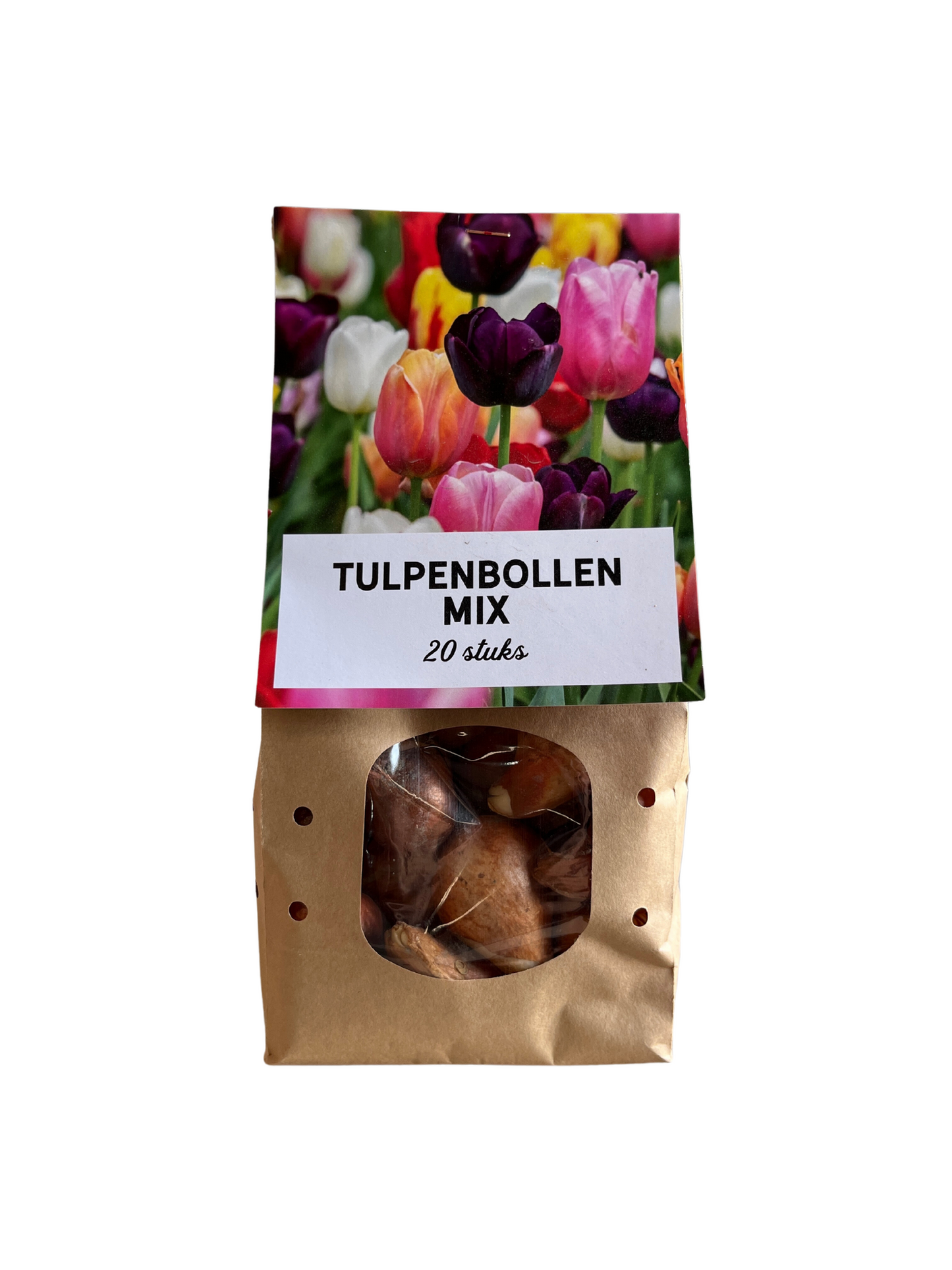 🌷 Tulpenbollen Mix Bundel – Kleurenmix (15 Zakjes)