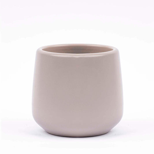 🌿 Pot Joey Grijs Mat – Keramische Bloempot Ø 7/8 cm