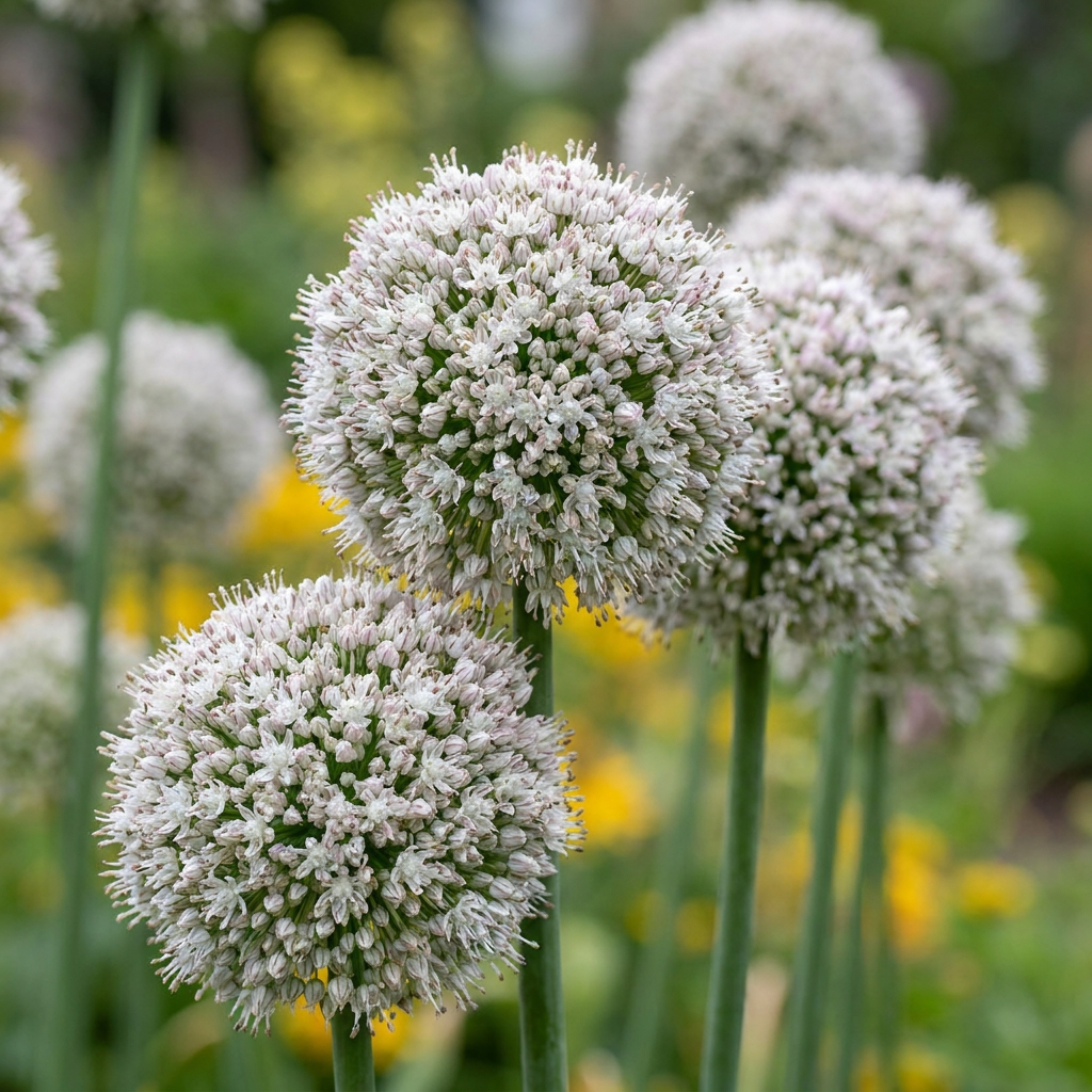 🤍 Allium ‘Ping Pong’ – Witte sierui (320 stuks)