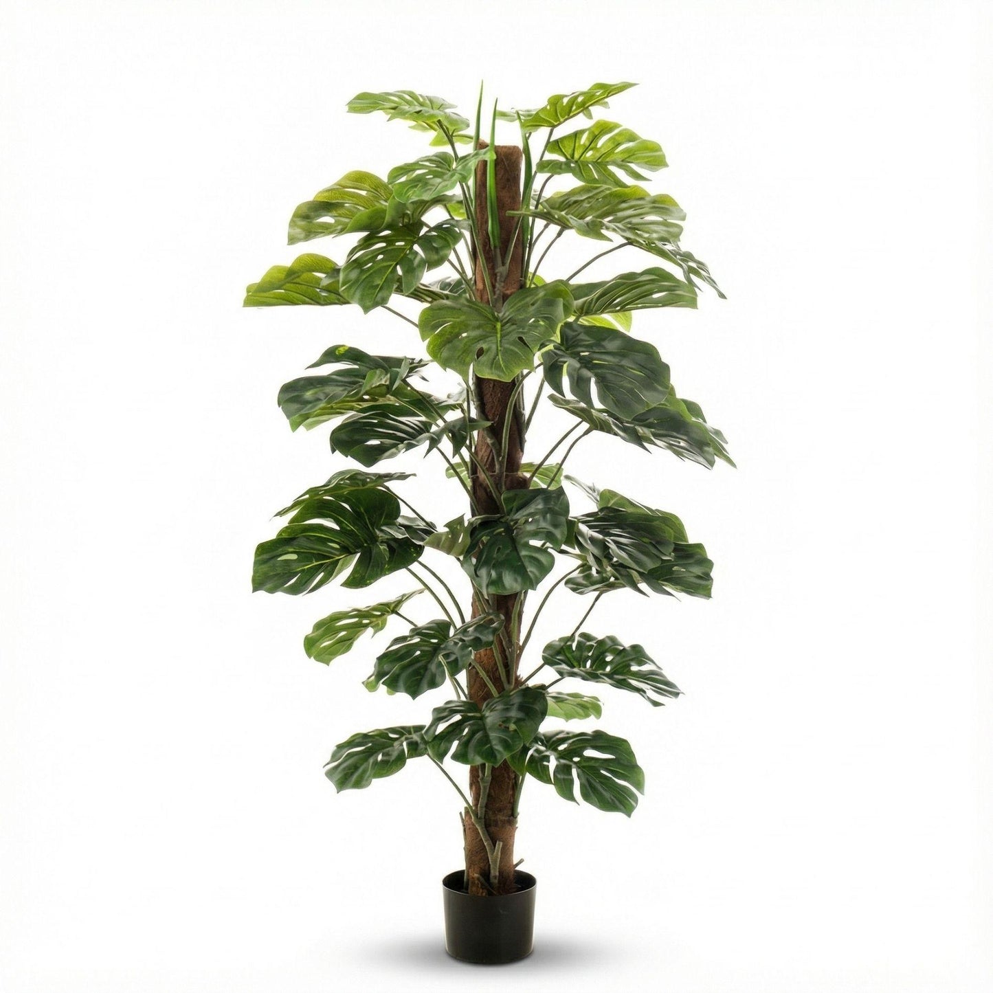 🌿 Kunst Monstera op Mosstok – Tropische Kunstplant