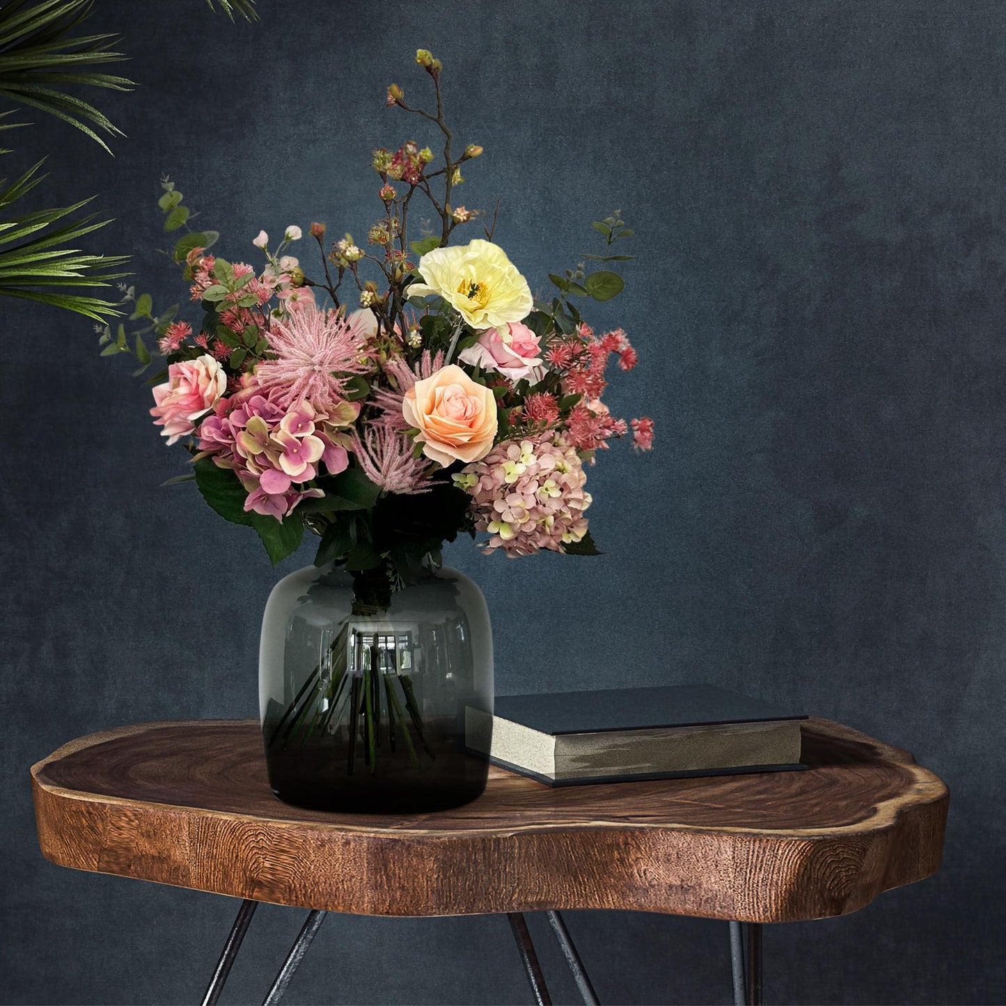🌸 Kunstbloemen Boeket M – Mystic Summer | Luxe Real Touch Boeket