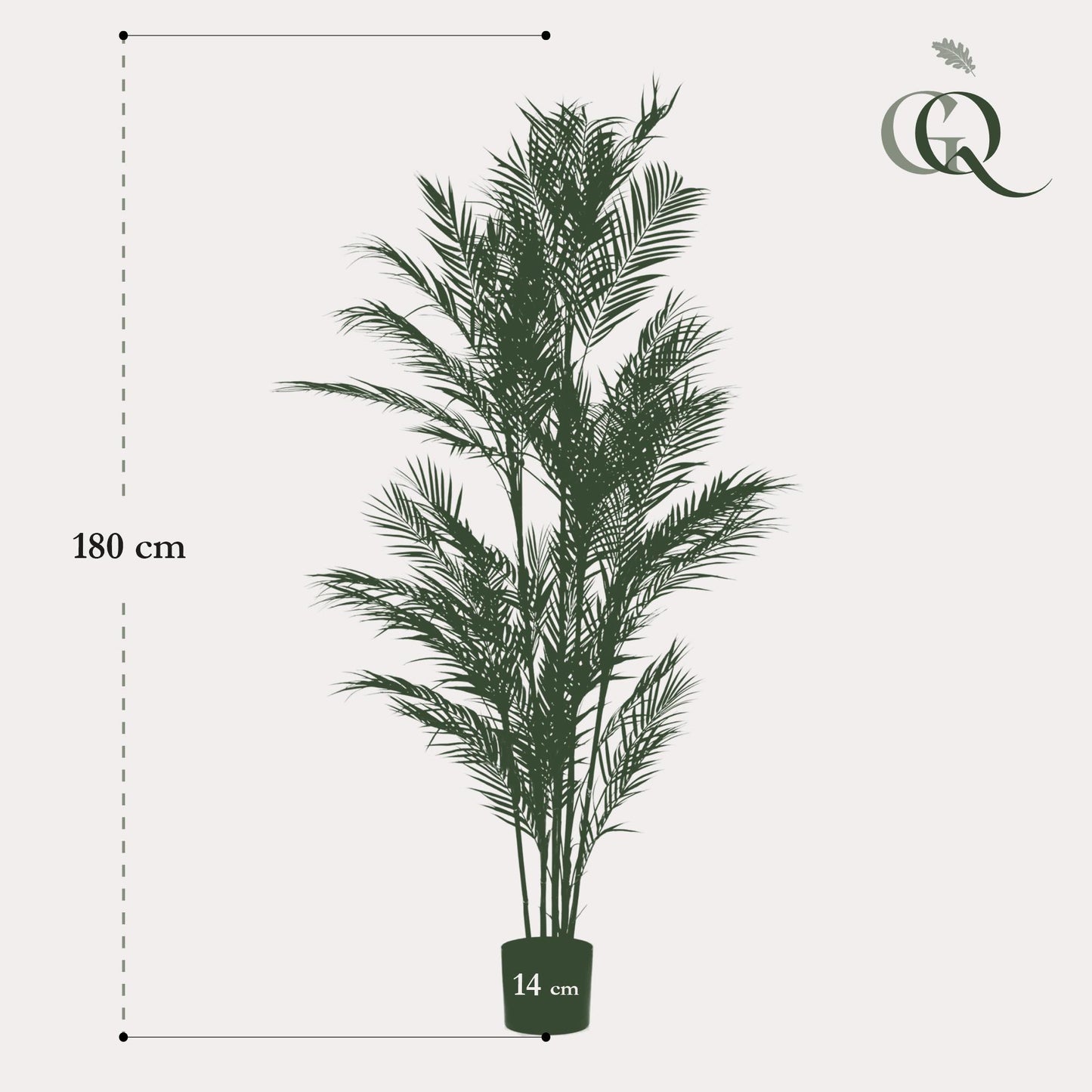 🌴 Kunstplant Chamaedorea Elegans – Bergpalm | Luxe Tropische Kunstplant