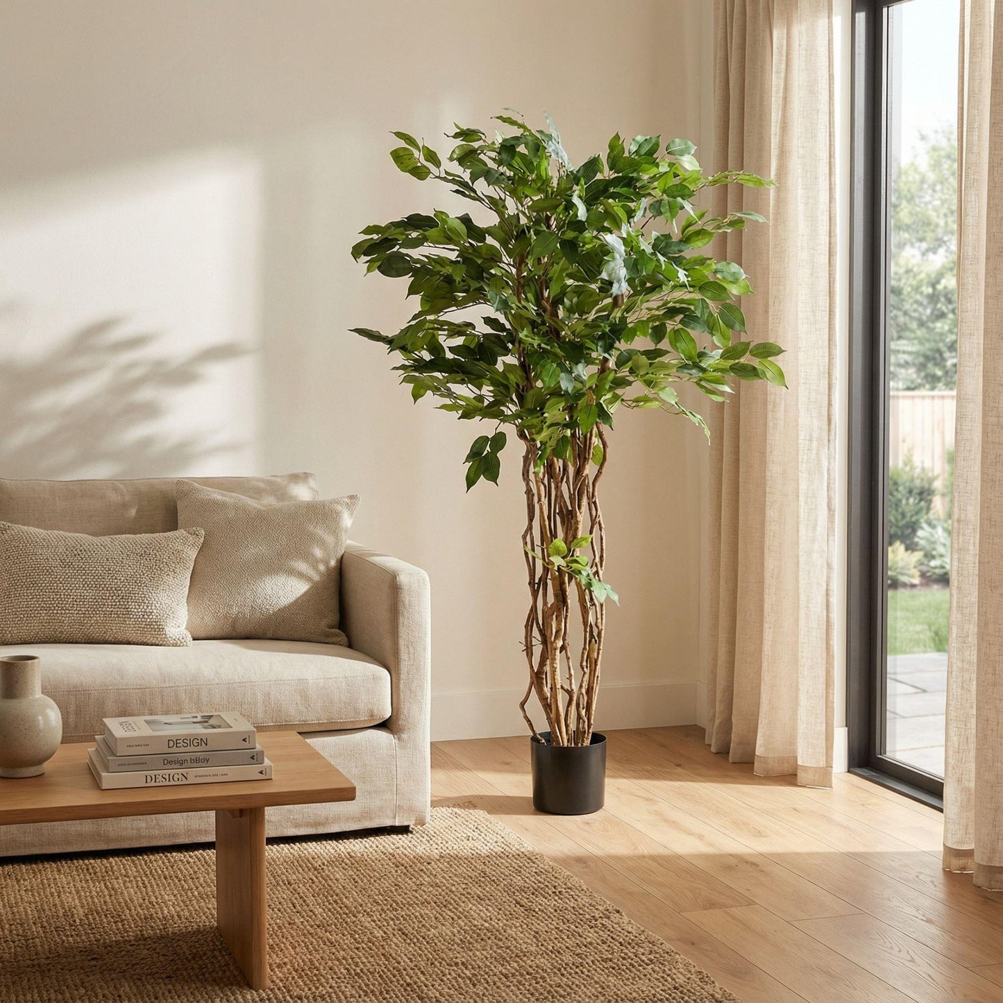 🌿 Kunst Ficus Liana – Decoratieve Kunstboom