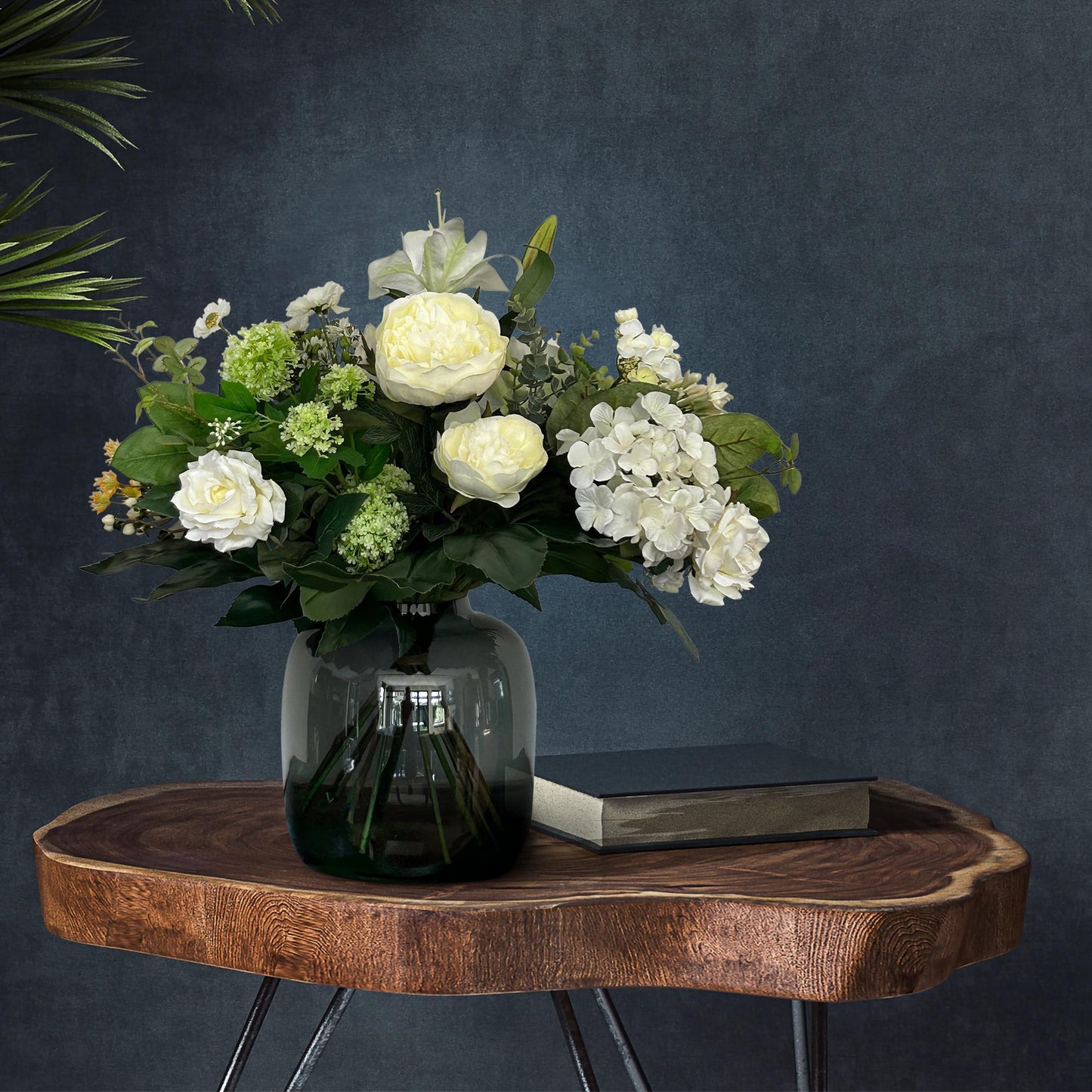 🤍 Kunstbloemen Boeket M – White Dream | Luxe Real Touch Boeket