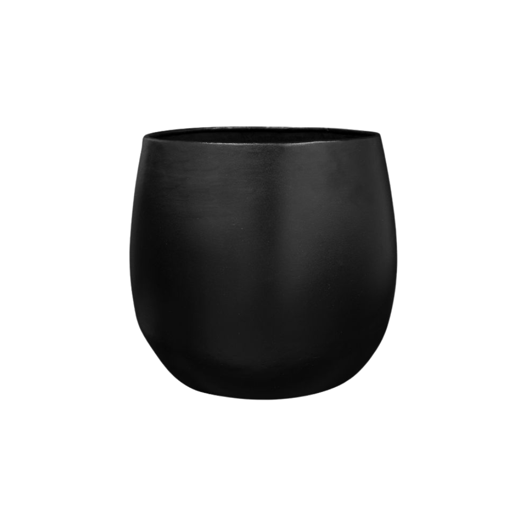 🪴 Pot Stijn Zwart – D34 x H35 cm