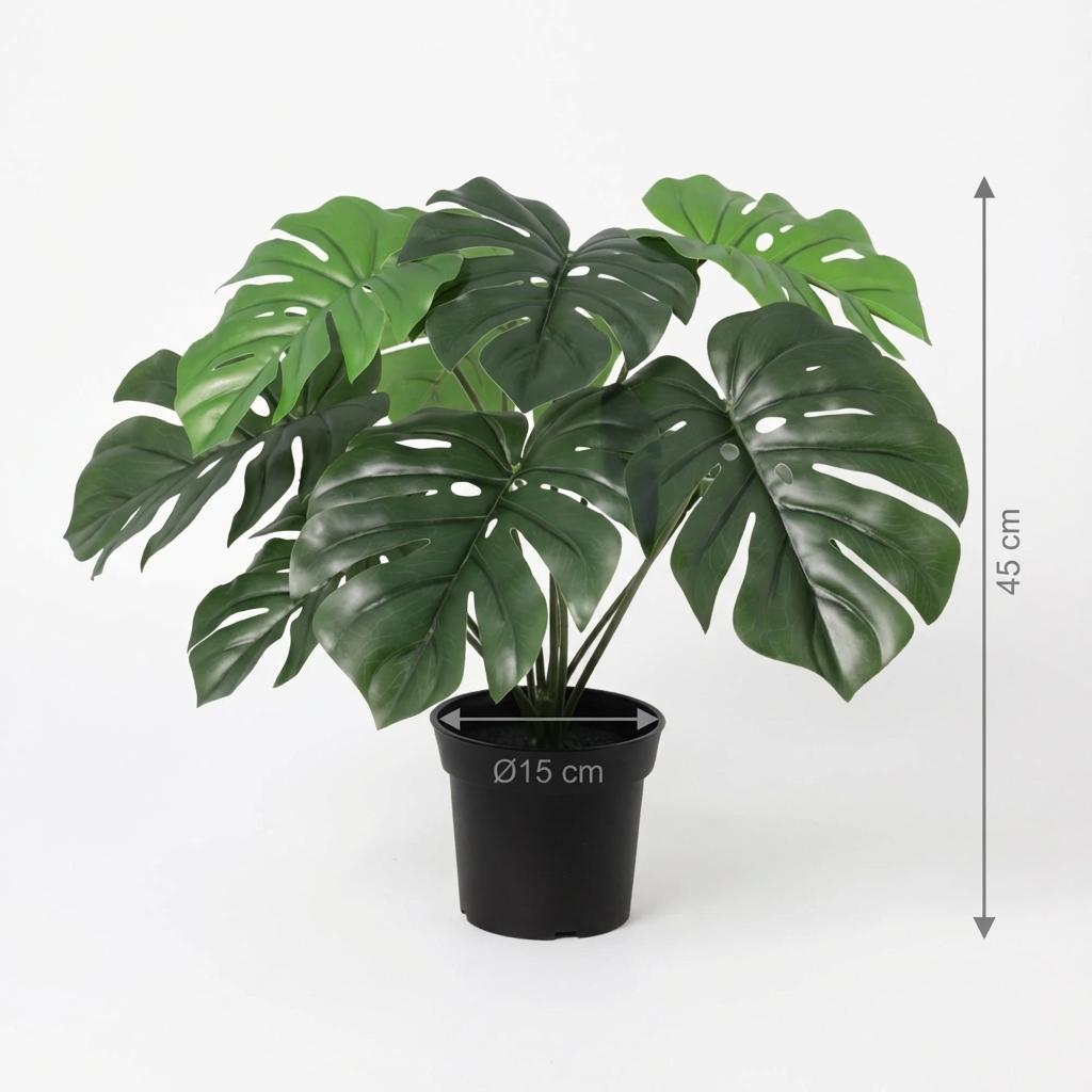 🌿 Kunst Monstera Deliciosa – Gatenplant Kunstplant