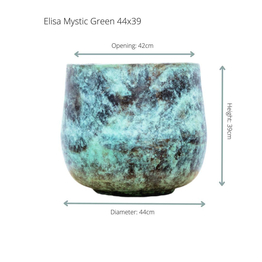 🪴 Pot Elisa Mystic Green | D44 x H39