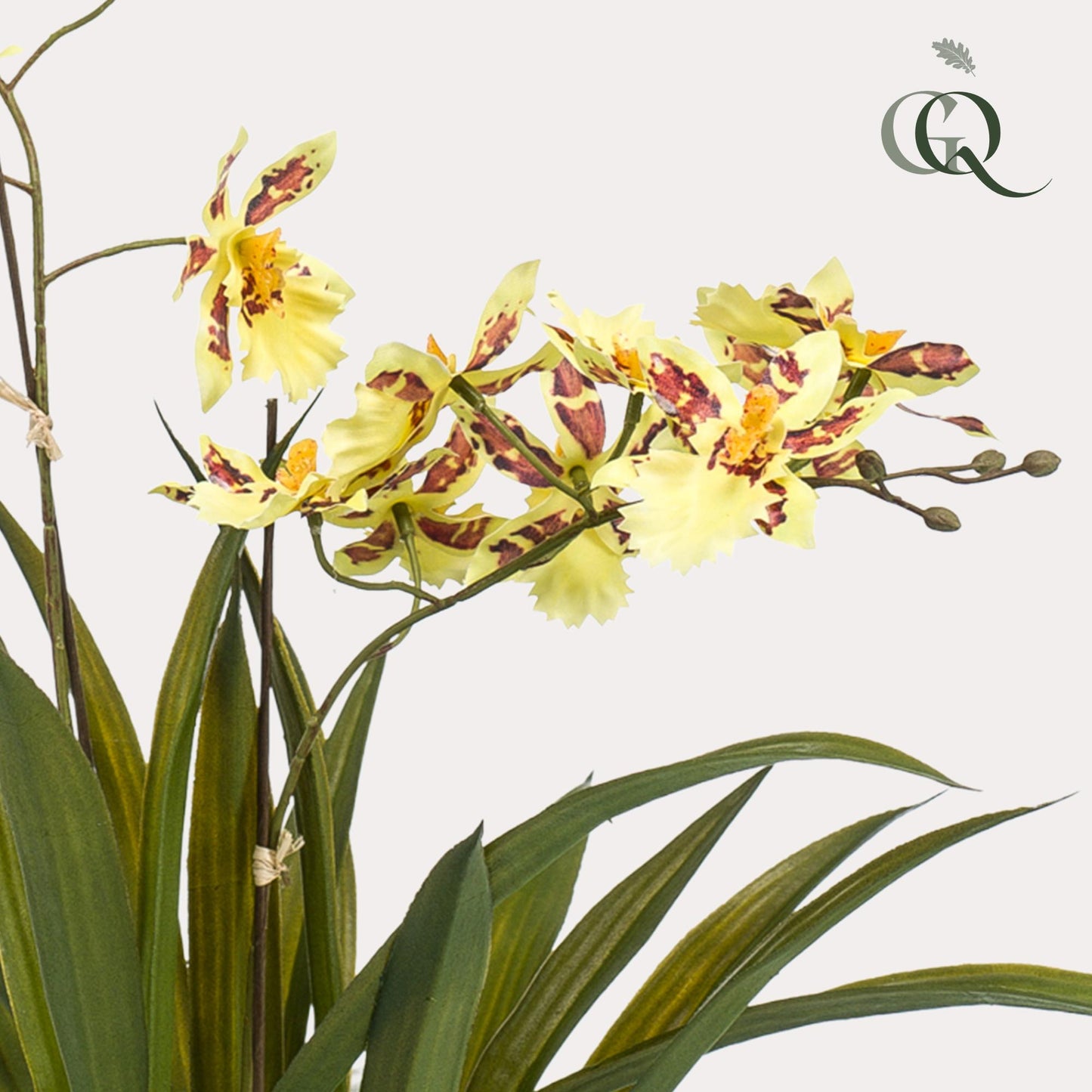 🌼 Orchidee – Kunstplant (45 cm, Geel)