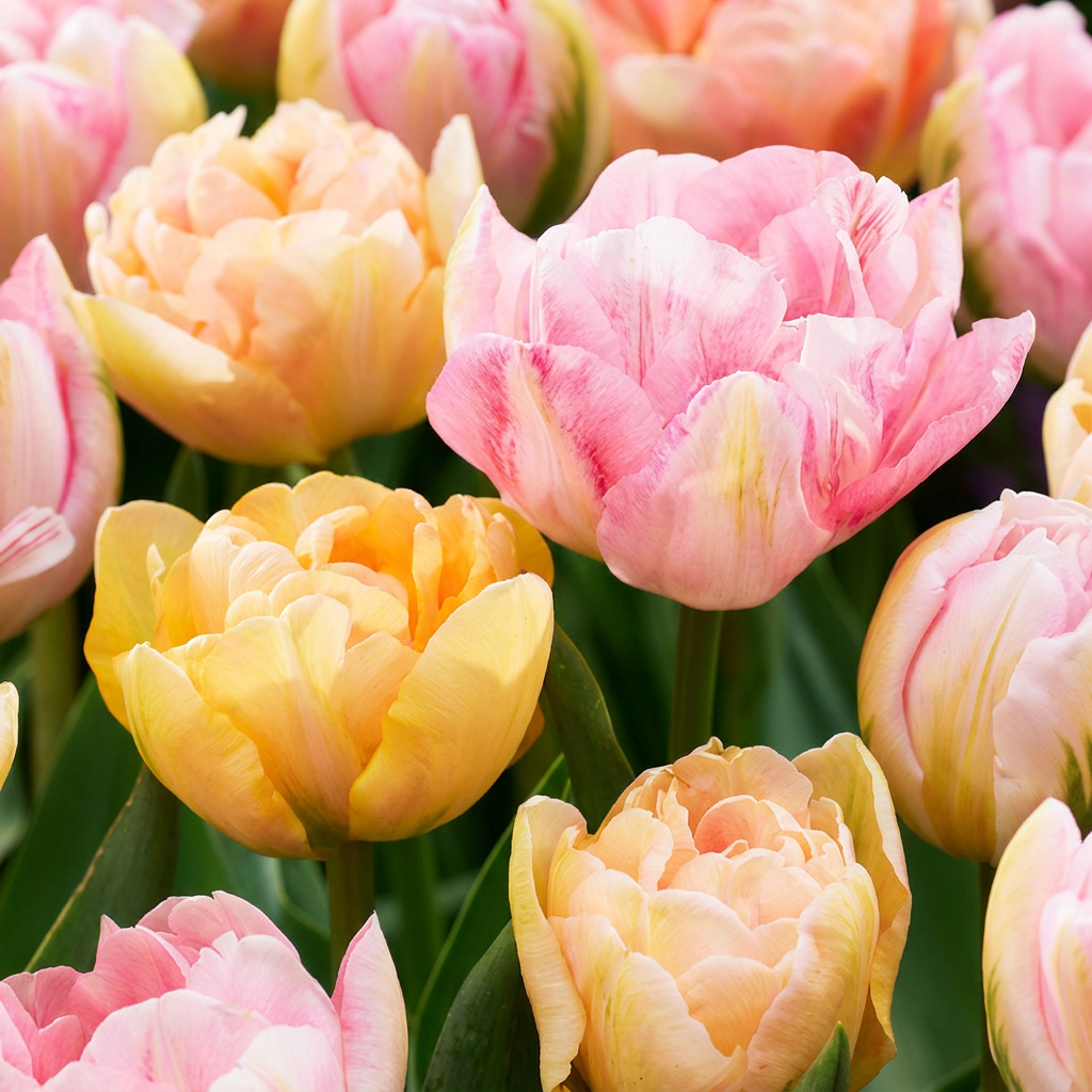 Tulipa ‘Peaches & Kisses’ | (24 stuks)