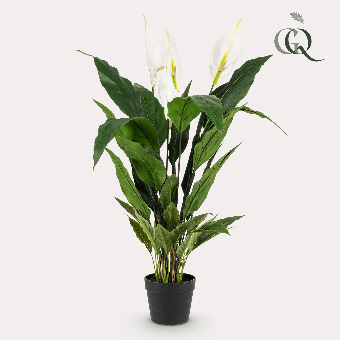 🌿 Kunst Spathiphyllum – Lepelplant Kunstplant